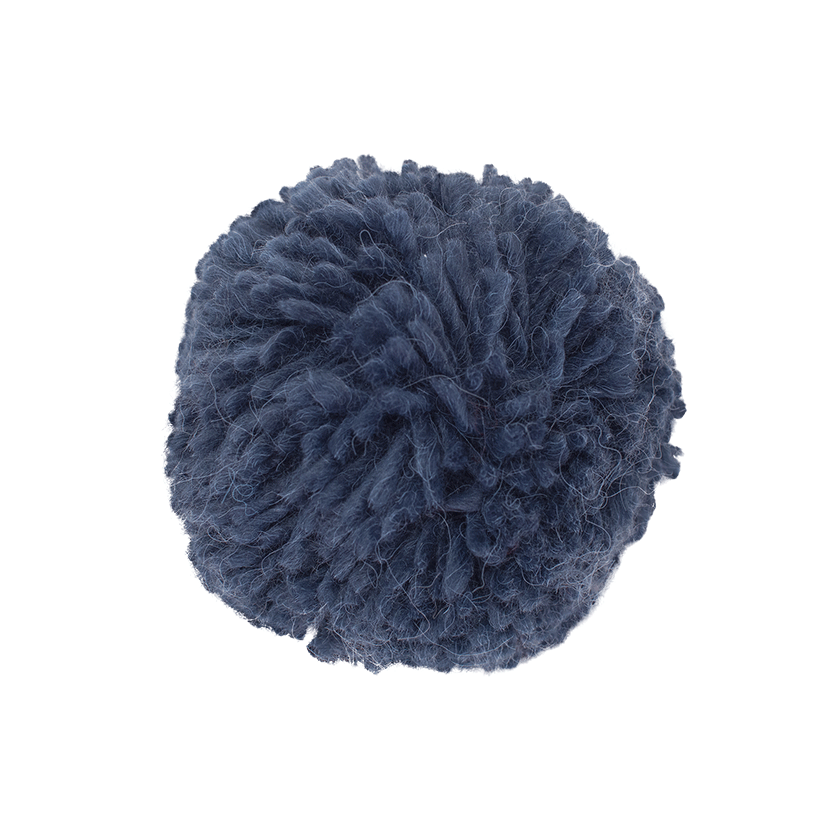 Pompon Fil épais Blue